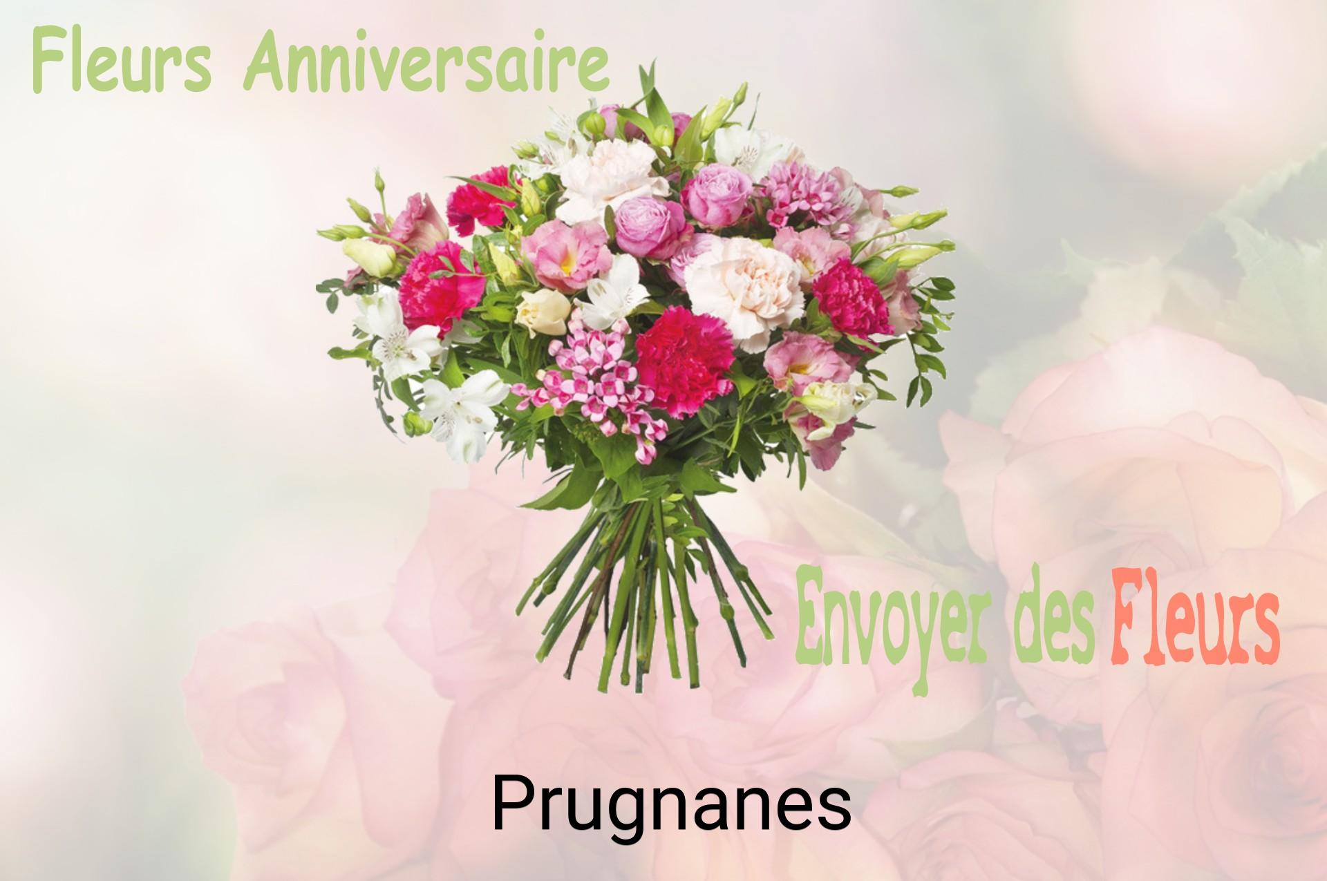 Bouquet de fleurs d’anniversaire livré à Prugnanes